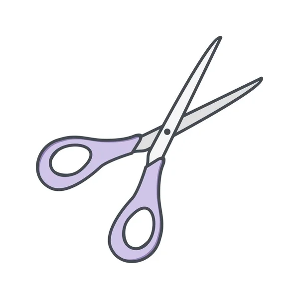 Ikona nożyczki ilustracji — Zdjęcie stockowe