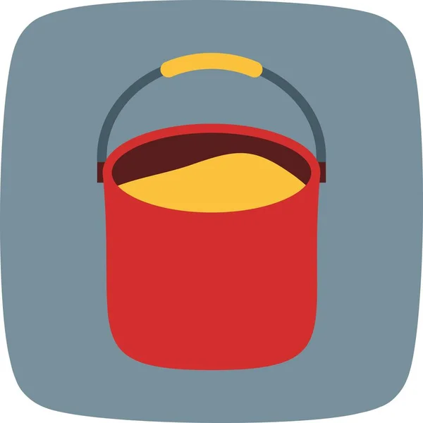 Illustration Pail Icon — Stock Photo, Image