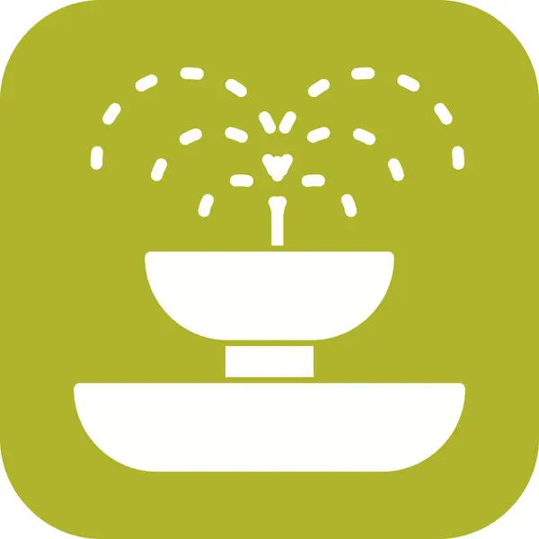 Illustration Fountain Icon — Stock Photo, Image