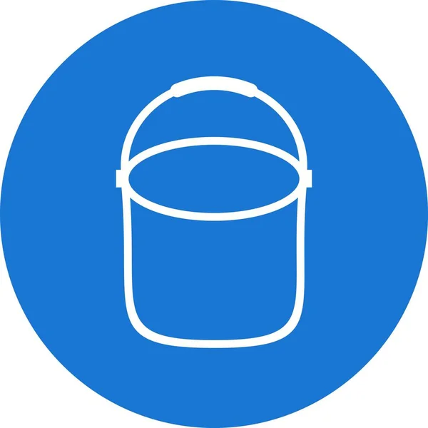 Illustration pail ikon — Stockfoto