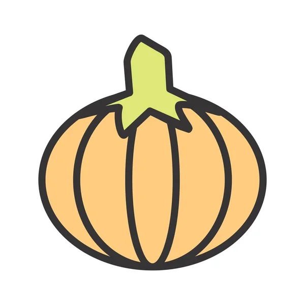 Ilustración Icono de calabaza — Foto de Stock