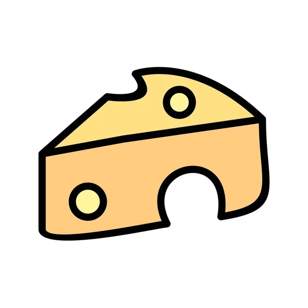 Иллюстрационная икона сыра — стоковое фото