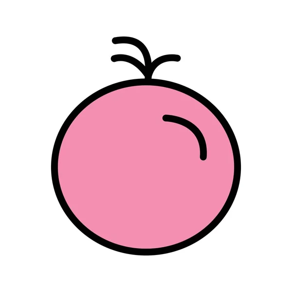 Ilustrace ikona rajčat — Stock fotografie