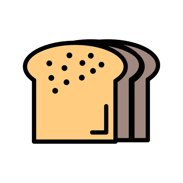 Illustration bröd ikon — Stockfoto
