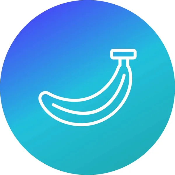 Illustration  Banana Icon — Stock Photo, Image