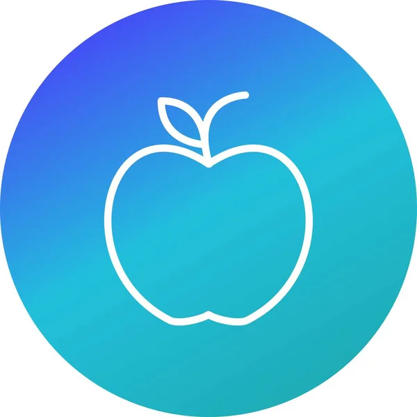 Illustration  Apple Icon — Stock Photo, Image