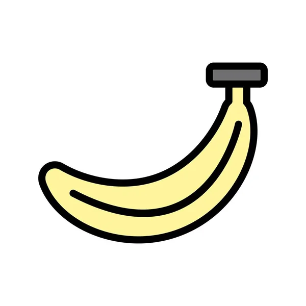 Εικονογράφηση εικονιδίου μπανάνας — Φωτογραφία Αρχείου