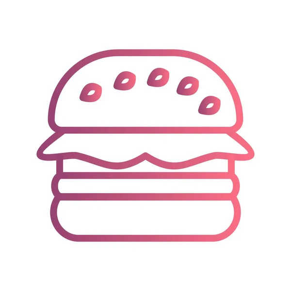Illustration Hamburger Ikone — Stockfoto