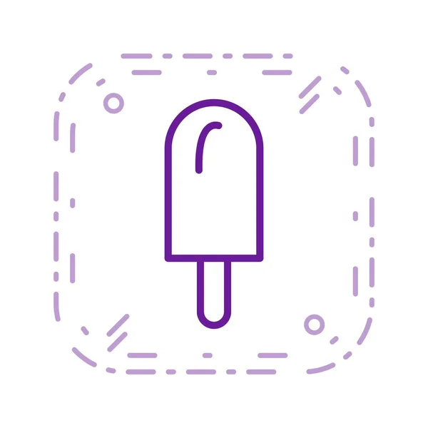 Illustration icecream ikon — Stockfoto