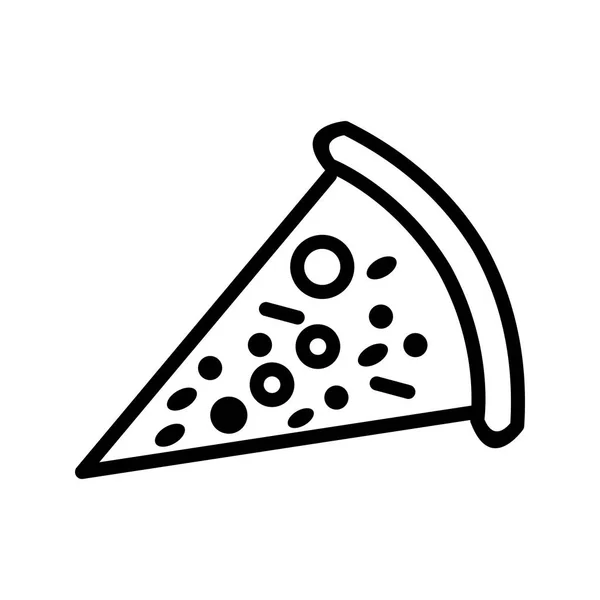 Icono de Pizza de Ilustración — Foto de Stock