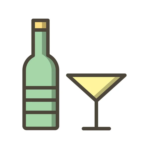 Ilustracja wino ikona — Zdjęcie stockowe