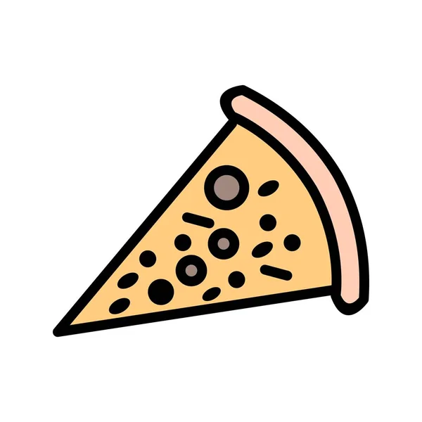 Illustration Pizza Icon — Stock Photo, Image