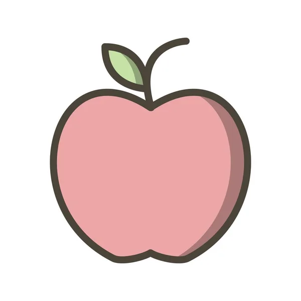 Ilustración Icono de Apple —  Fotos de Stock