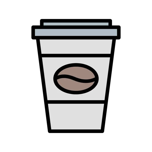 插图咖啡图标 — 图库照片