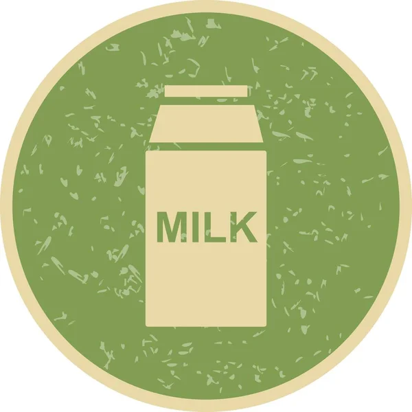 Ilustracja mleko ikona — Zdjęcie stockowe