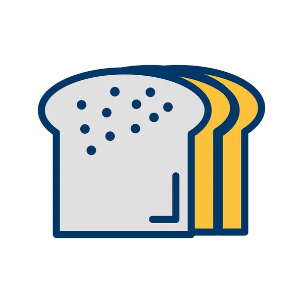 Illustration Brotsymbol — Stockfoto