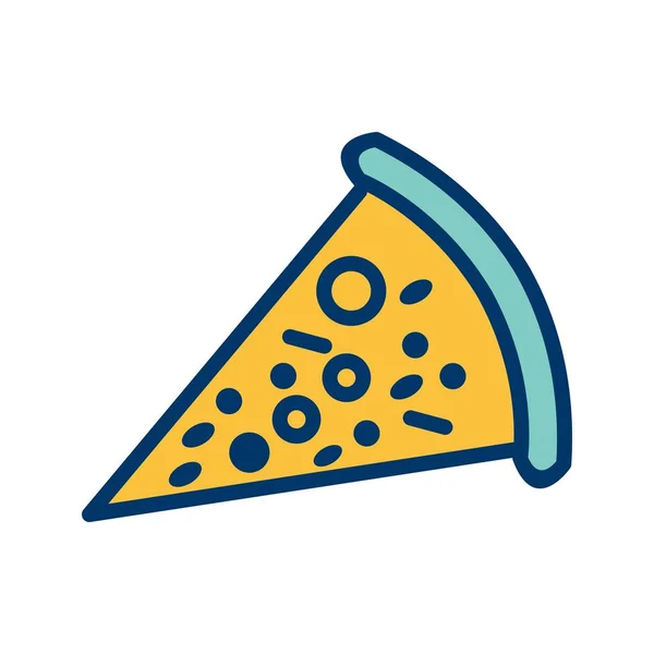 Icono de Pizza de Ilustración — Foto de Stock