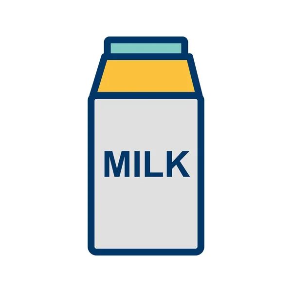 Illustration Milk Icon — Stock Photo, Image