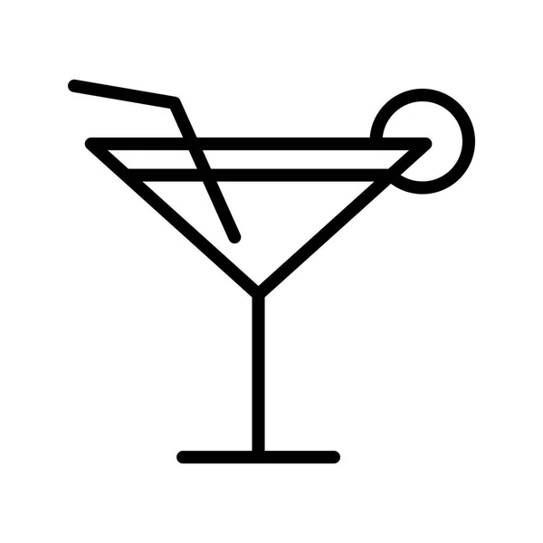 İllüstrasyon kokteyl simgesi — Stok fotoğraf