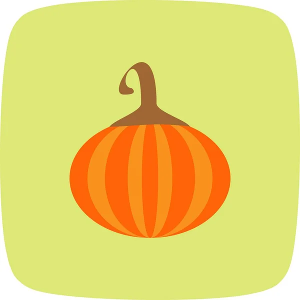 Ilustración Icono de calabaza — Foto de Stock