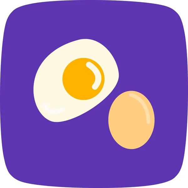 Ícone de ovo de ilustração — Fotografia de Stock