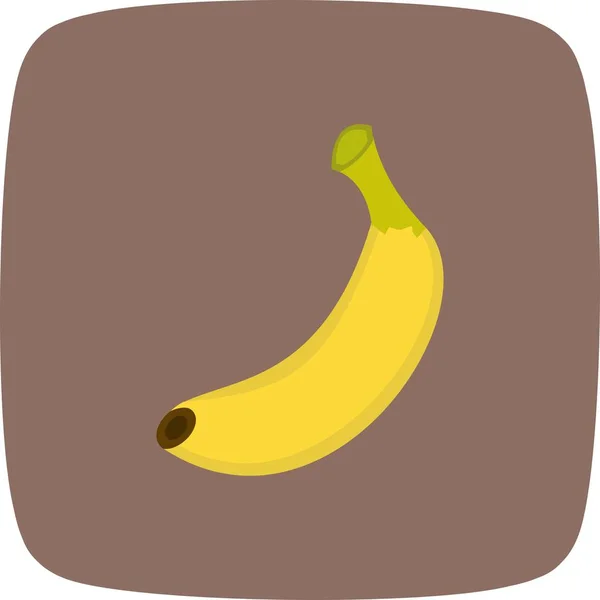 Εικονογράφηση εικονιδίου μπανάνας — Φωτογραφία Αρχείου