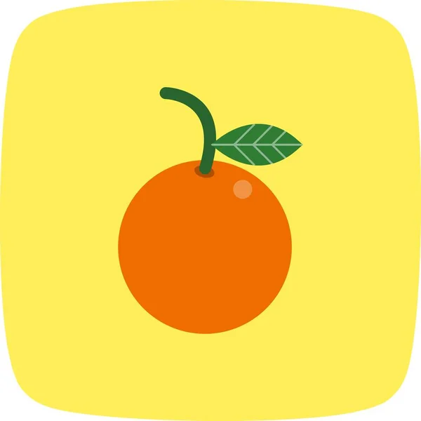 Illustration orange ikon — Stockfoto