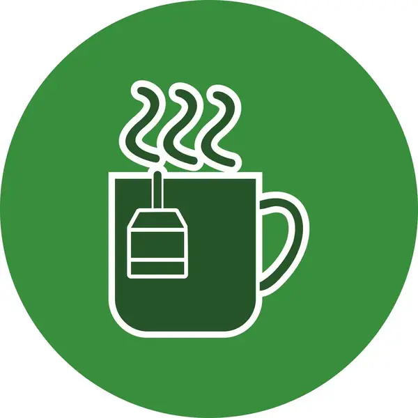 Illustration  Tea Icon — Stock Photo, Image