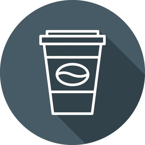 Illustration Coffee Icon — Stock Photo, Image