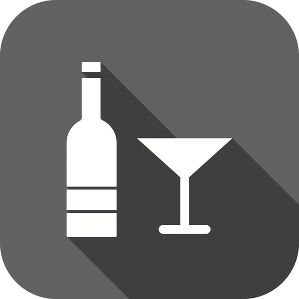 Icono de Ilustración Vino — Foto de Stock