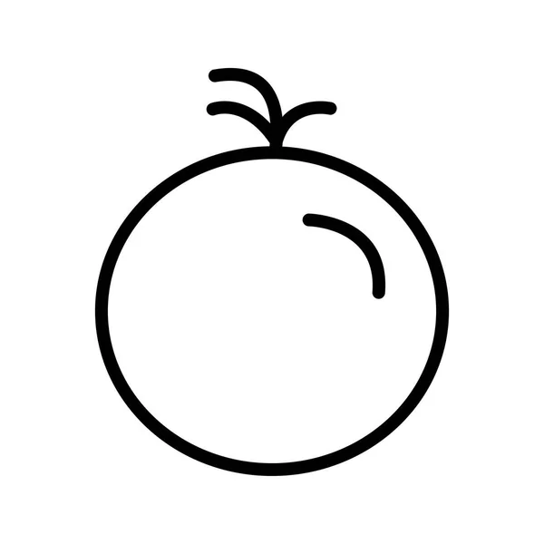 Ілюстрація томатний значок — стокове фото