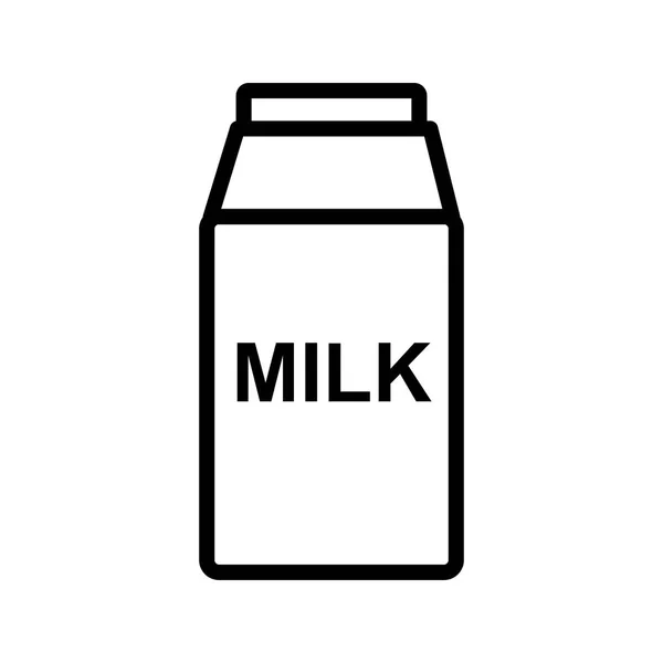 Illustratie melk icoon — Stockfoto