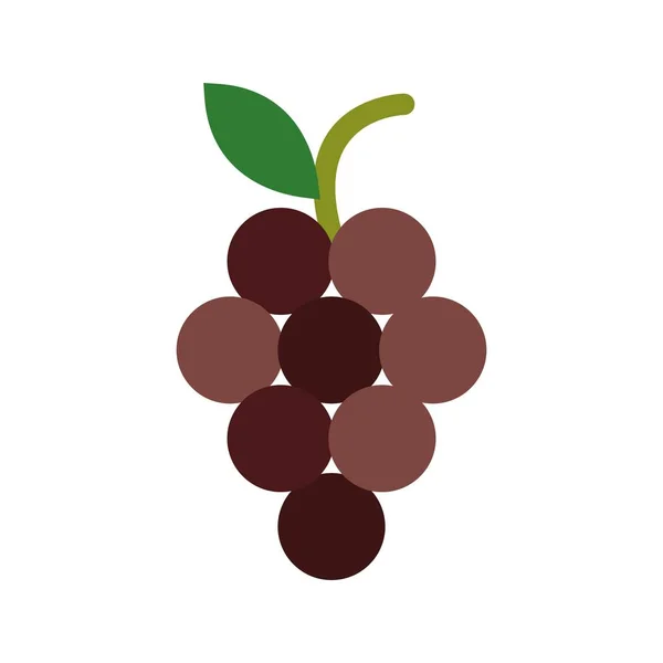 Illustratie druiven icoon — Stockfoto
