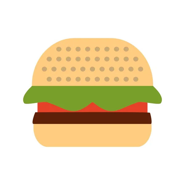 Illustrazione Hamburger Icona — Foto Stock