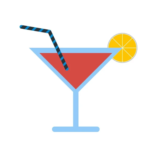 Illustration  Cocktail Icon — Stock Photo, Image