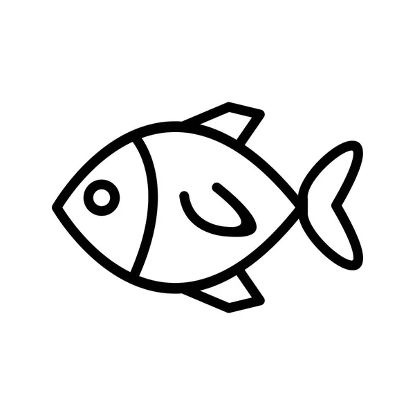 İllüstrasyon balık simgesi — Stok fotoğraf