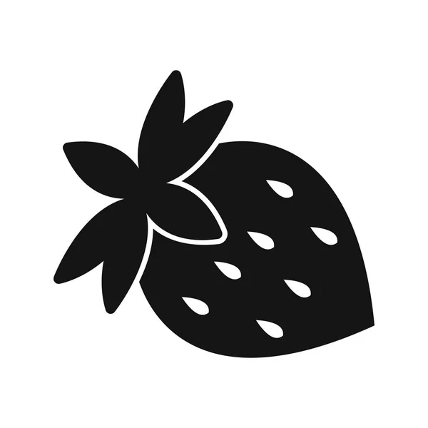 Ilustracja ikona truskawka — Zdjęcie stockowe