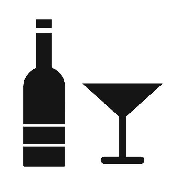 Illusztráció bor ikon — Stock Fotó