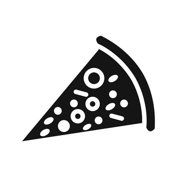 Illustratie pizza icoon — Stockfoto