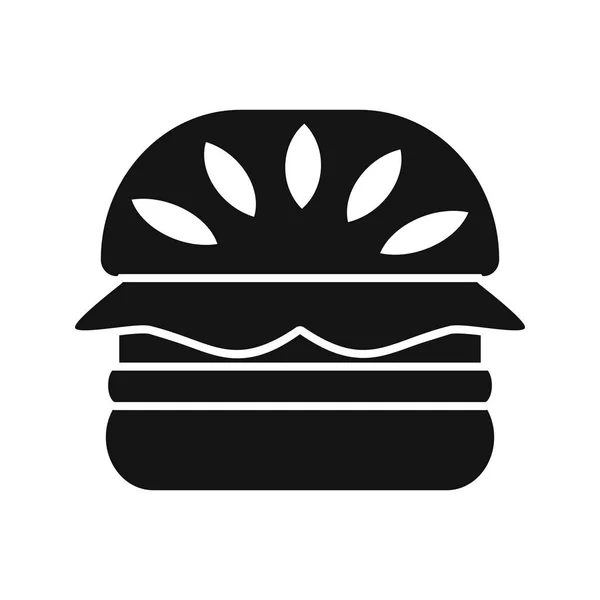 Ilustración Hamburguesa Icono —  Fotos de Stock