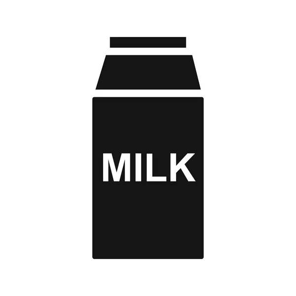 插图牛奶图标 — 图库照片