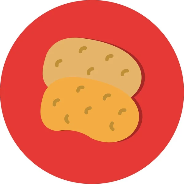 Illustration Potatoes Icon — Stock Photo, Image