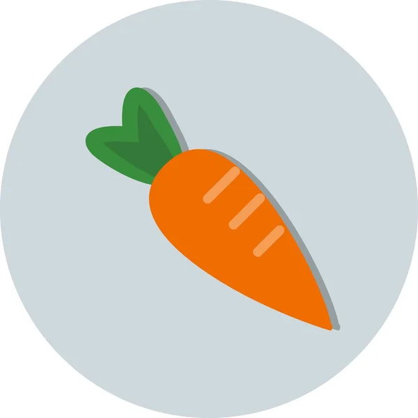 Illustration  Carrot Icon — Stock Photo, Image