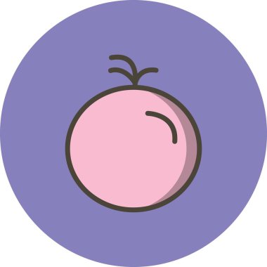 İllüstrasyon domates simgesi