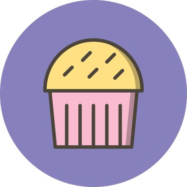 İllüstrasyon Cupcake simgesi