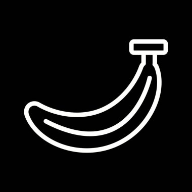 İllüstrasyon muz simgesi