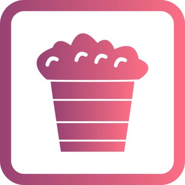 Illustration Popcorn simgesi