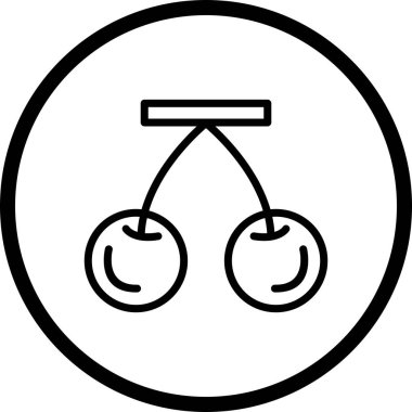 İllüstrasyon kiraz simgesi