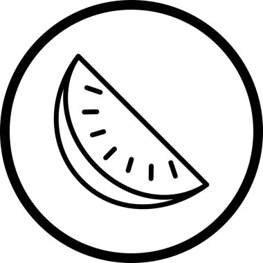 İllüstrasyon karpuz simgesi