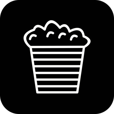 Illustration Popcorn simgesi